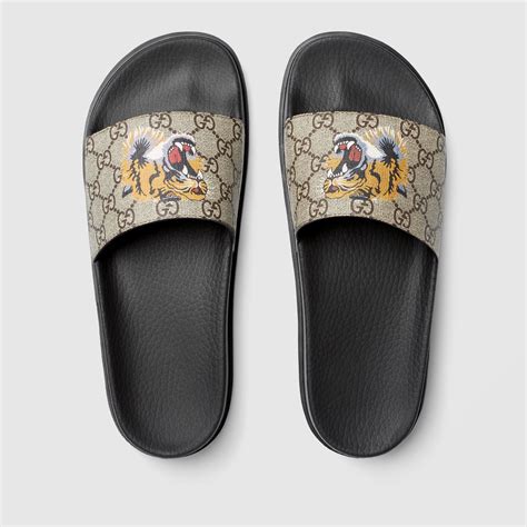 gucci flip flops mens for sale ioffer|men's gucci tiger slides.